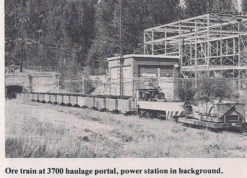 Ore Train at 3700 portal